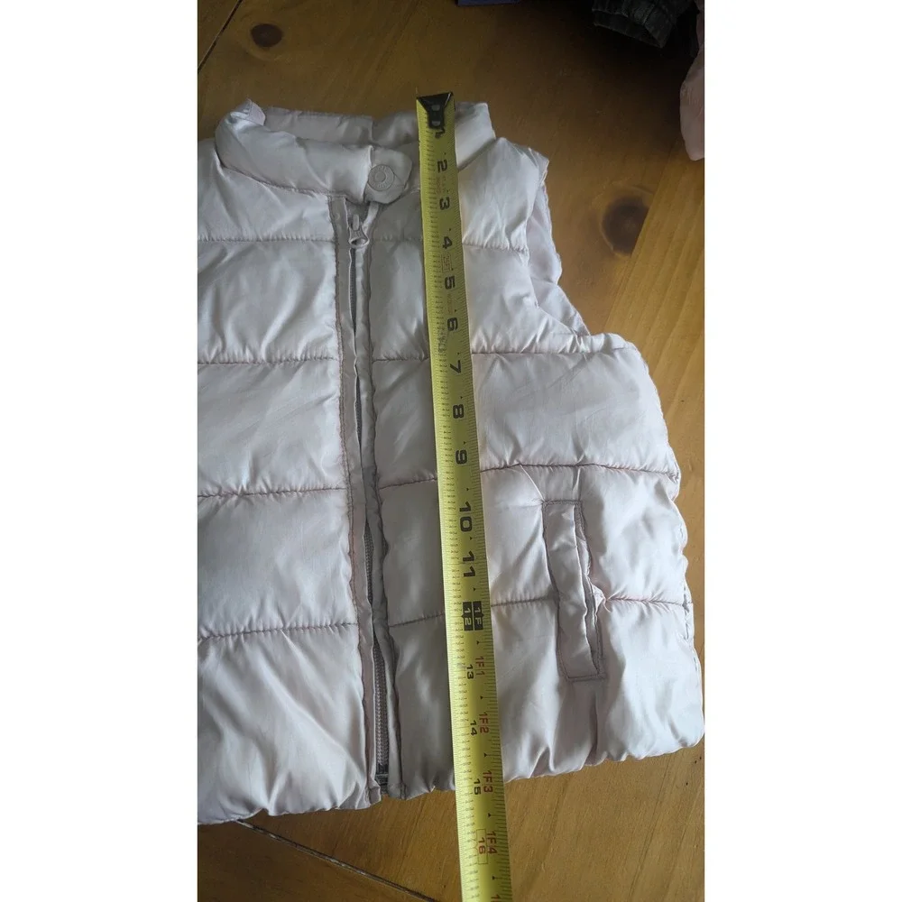 Baby Gap Puffer Vest Light‎ Pink Toddler Girls Size 4 Years